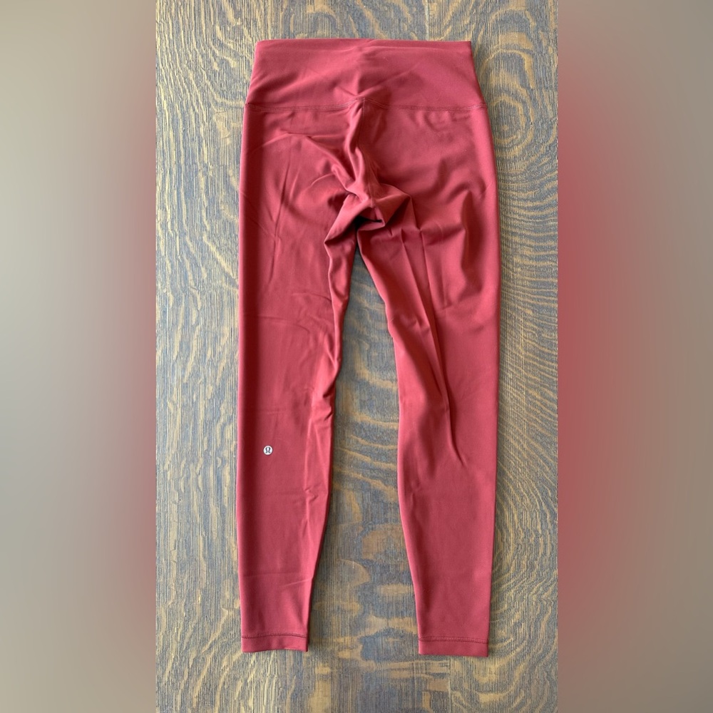 Lululemon Wunder Train High-Rise Tight 28” - size 10 - Terra Orange